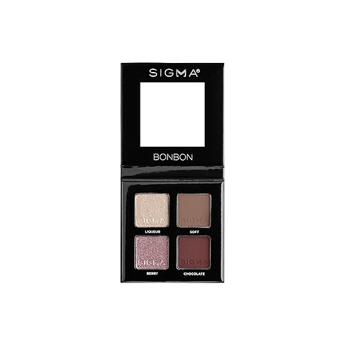 Sigma Beauty Quad Eyeshadow Palette - Makeup Eyeshadow Quad with a Buttery Soft Formula and Buildable, Blendable Shades for a Flawless Eye Look… Beauty & Personal Care Sigma Beauty