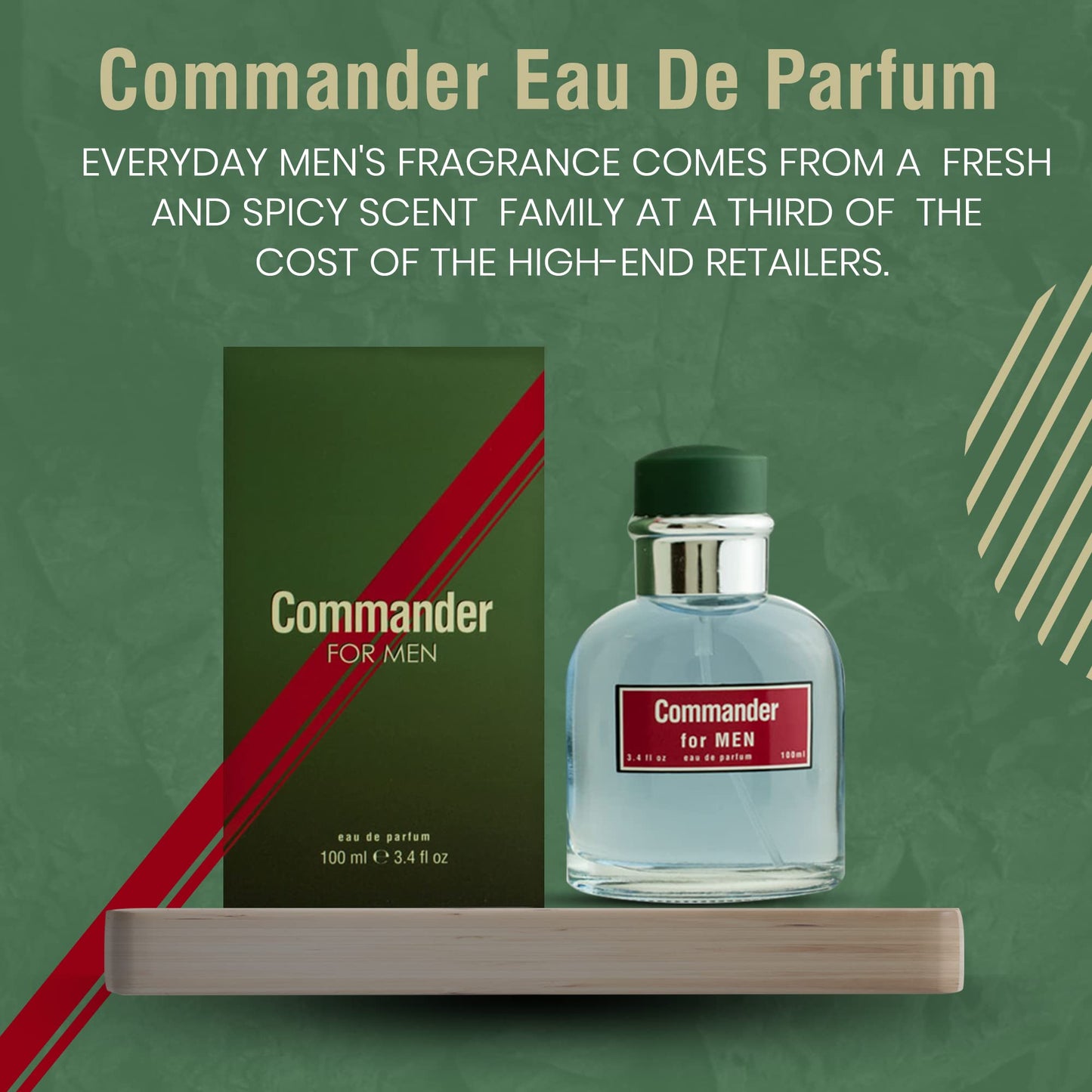 Sandora Fragrances Perfume for Men - INSPIRED by A WORLD RENOWNED MEN’S PERFUME - Apple, Bergamot, Cinnamon, Lemon - Fresh, Sexy, Bold, Long-Lasting Beauty & Personal Care Sandora Fragrances