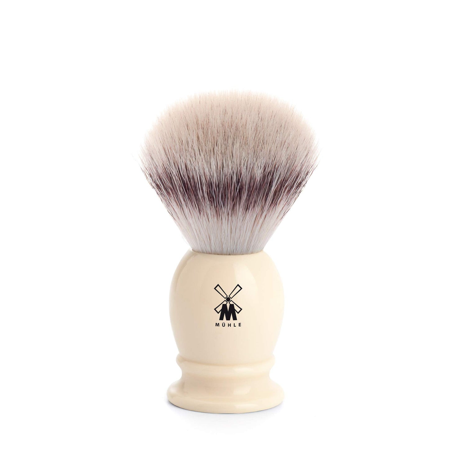 MÜHLE Classic Small Faux Ivory Silvertip Fiber Shaving Brush - Synthetic Luxury Shave Brush for Men, Rich Lather Beauty and Personal Care MÜHLE