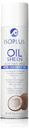 Isoplus Oil Sheen Light Spray Coconut Oil, 9 Oz Beauty & Personal Care Isoplus