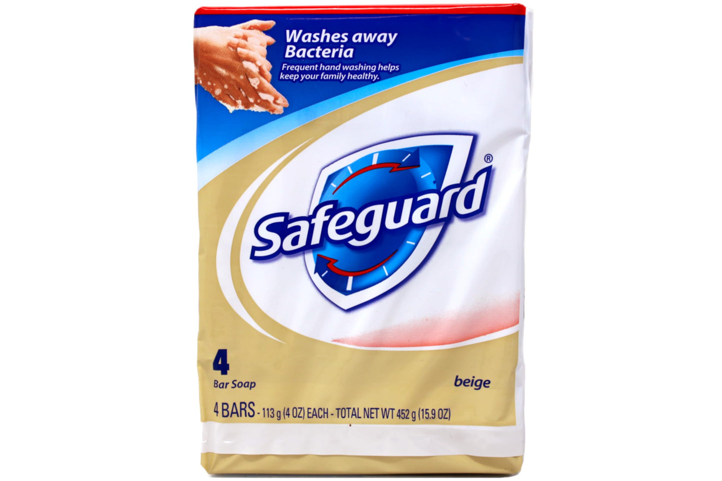 Safeguard Antibacterial Hand Bar Soap 4 Oz, 4 Bars Each, Pack of 8, (32 Total Bars) Beauty & Personal Care Safeguard