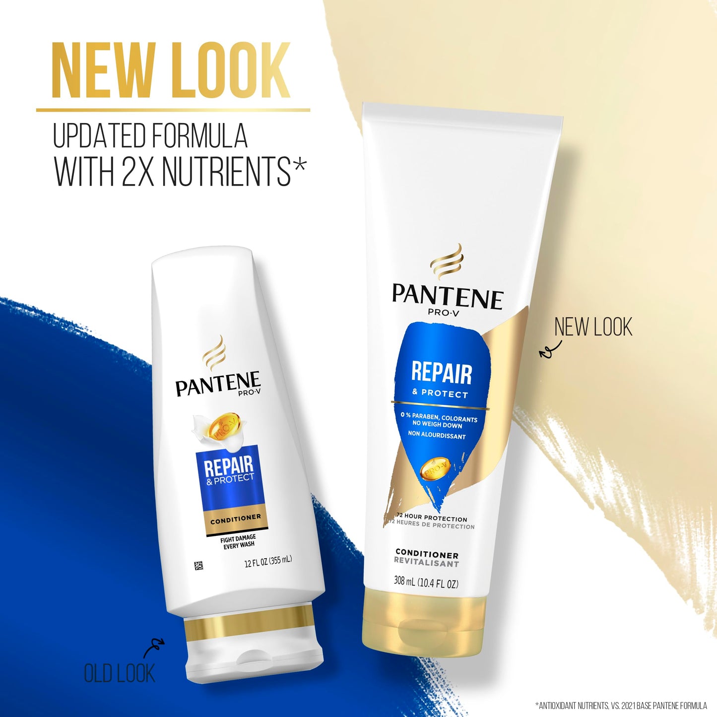 Pantene PRO-V Repair & Protect Shampoo, 12 oz + Conditioner, 10.4 oz Beauty & Personal Care Pantene