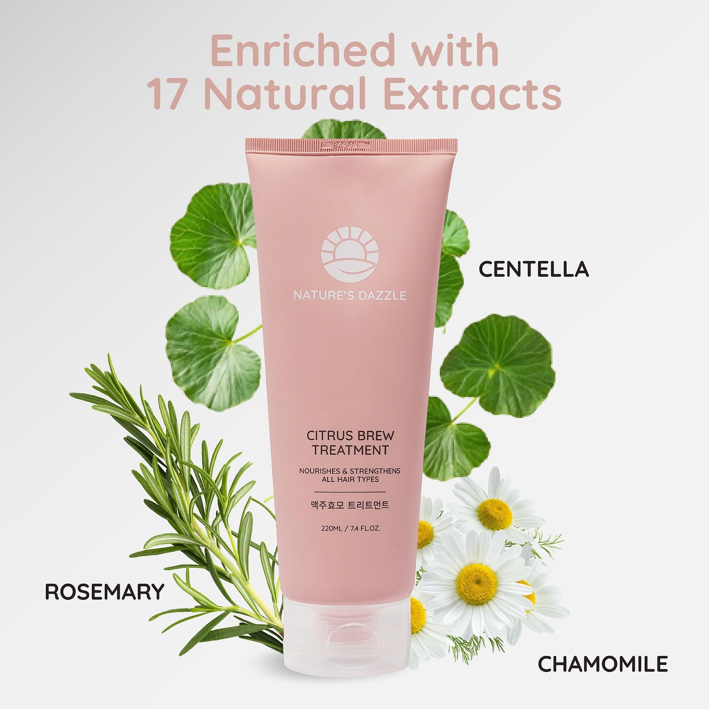 Nature's Dazzle Hinoki Cypress Shampoo(Black Berry Scent) 33.8oz & Citrus Brew Treatment (Grapefruit Scent)7.4oz - Scalp Soothing & Deep Nourishing Beauty & Personal Care Nature's Dazzle