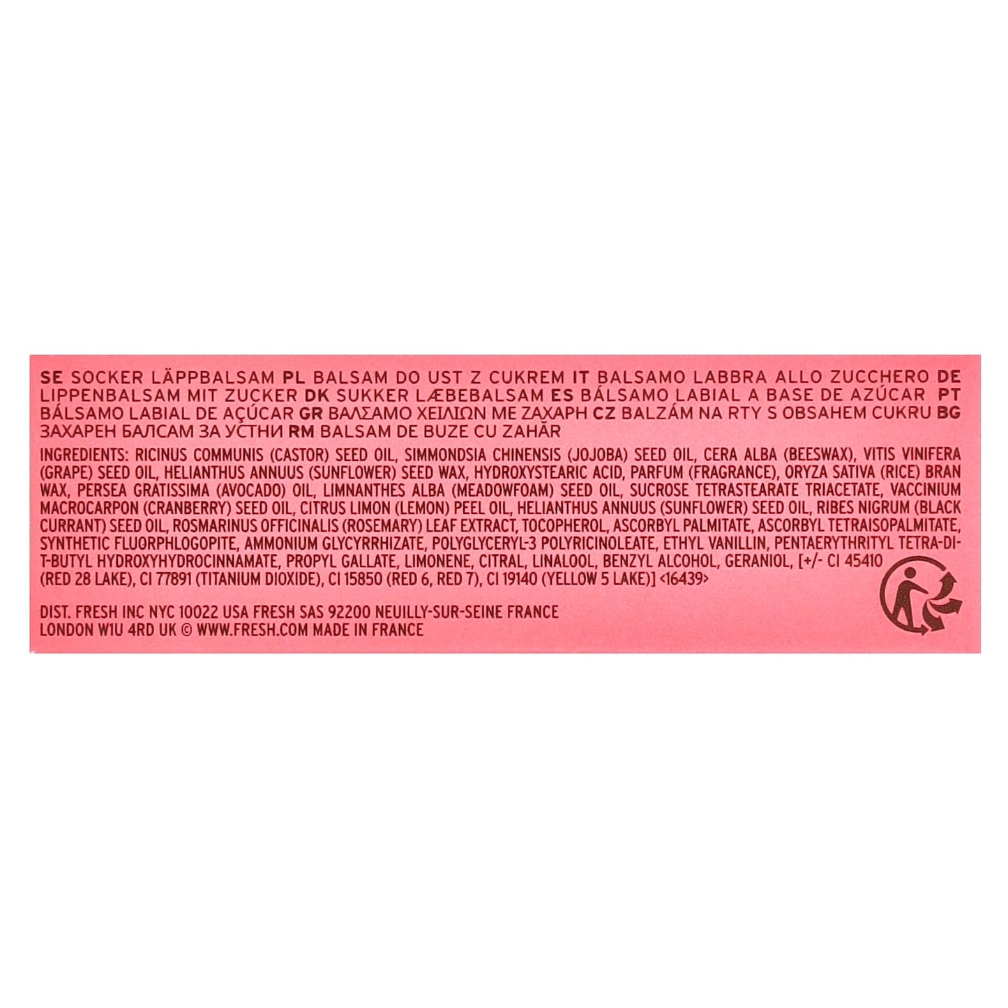 Sugar Lip Treatment - Papaya by Fresh for Women - 0.15 oz Lip Treatment Beauty & Personal Care Fresh