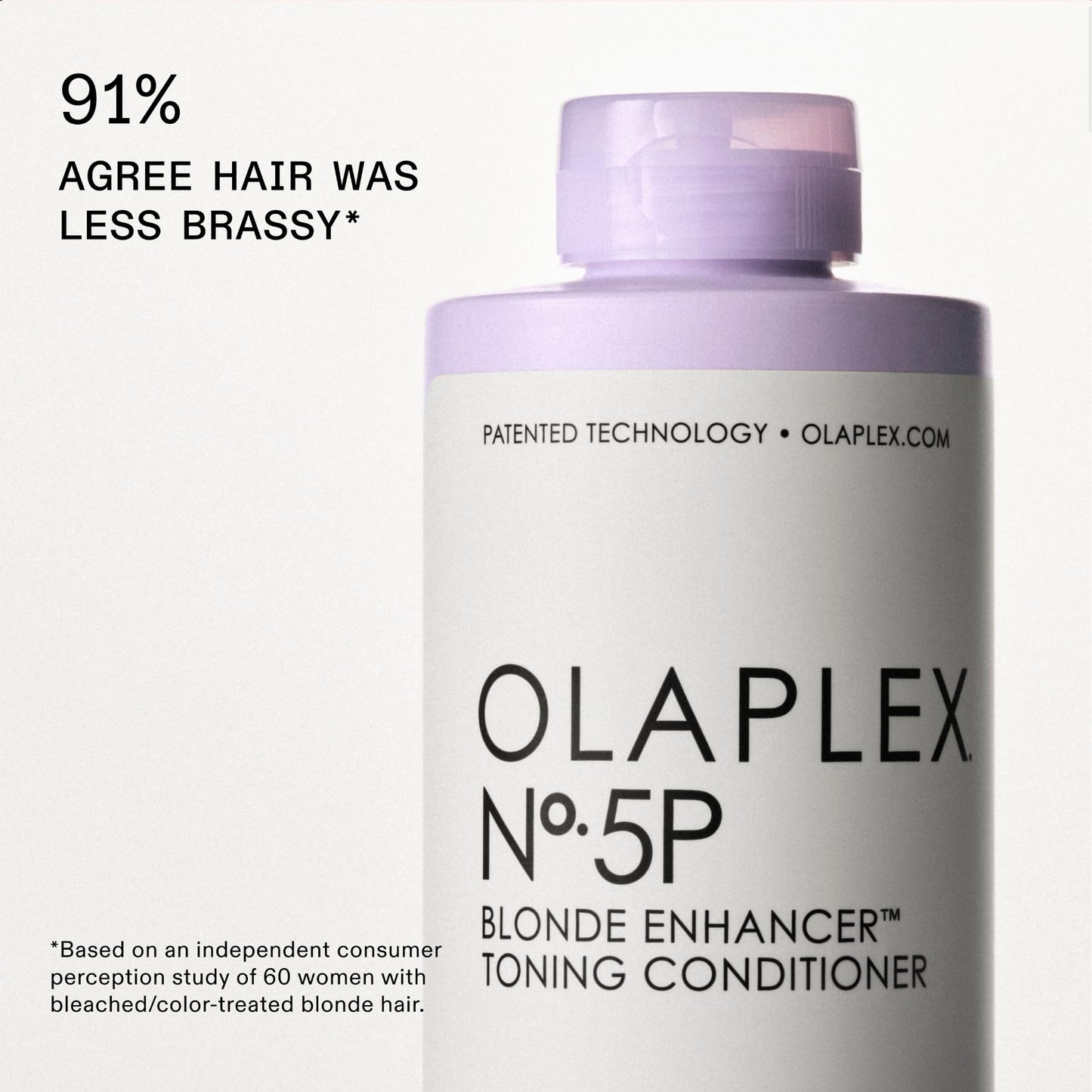 Olaplex Nº.5P Blonde Enhancer Purple Toning Conditioner: Neutralizes Brassiness & Strengthen | Repairs Damages & Hydrates Hair | For Coily, Curly Beauty & Personal Care Olaplex