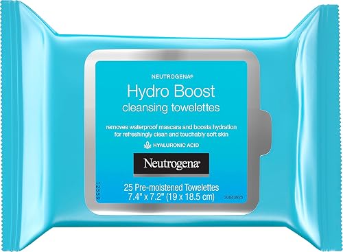 Neutrogena Hydro Boost Facial Cleansing Wipes, 25 Ea, 25count Beauty & Personal Care Neutrogena
