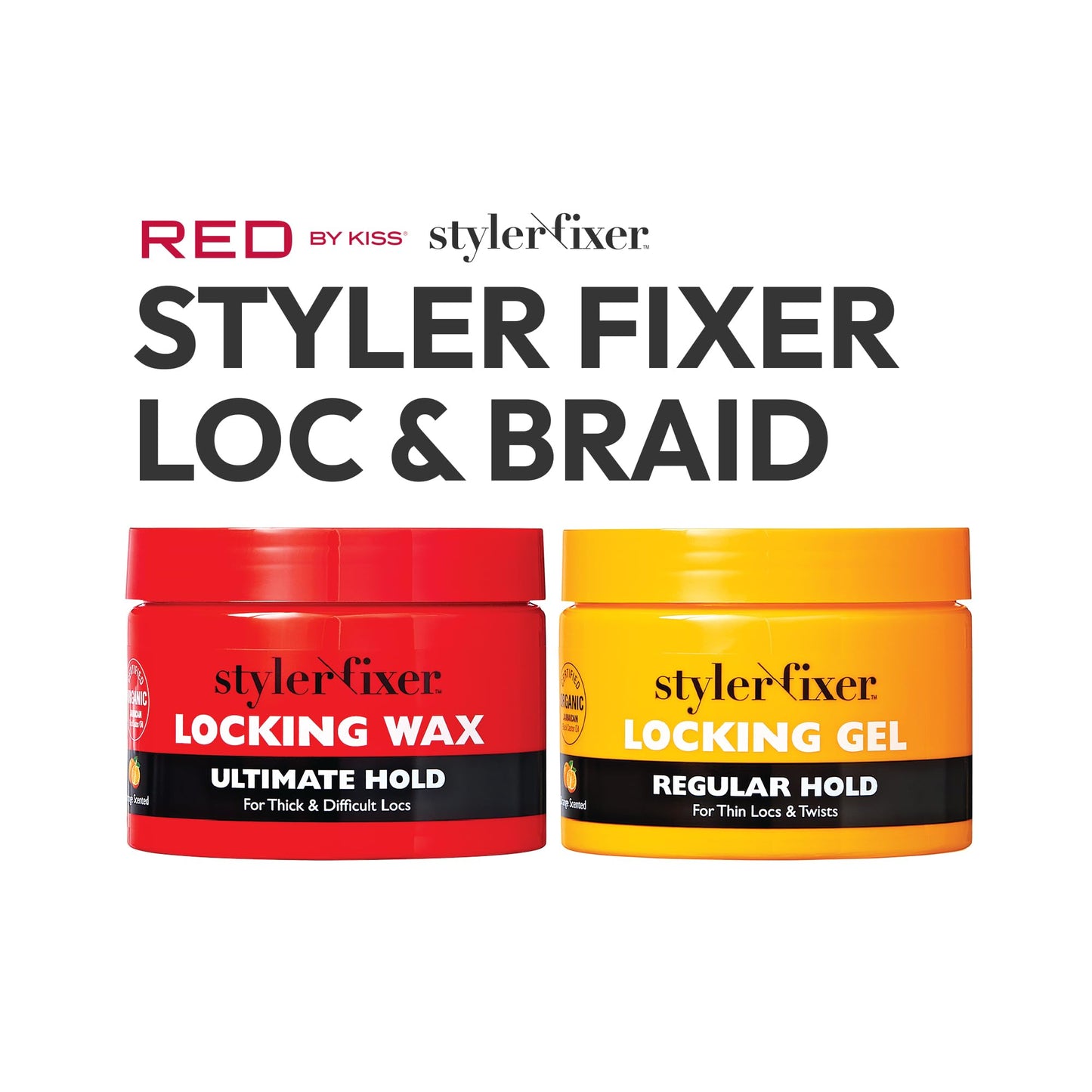 Red by Kiss Hold Locking Gel Regular Hold for Thin Locs & Twists, Hydrating, Conditioning, Non-Frizz, Non-Flaking, No Build-Up, Enriched Beauty & Personal Care Red by Kiss