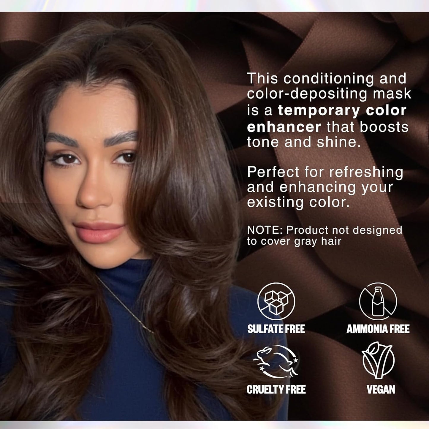 IGK Brown Bella | Chocolate Brown Hair Gloss + Color Depositing Kit | Boost Shine, Enhance Brunette Tones, Refresh Color | Semi Permanent At-Home Beauty & Personal Care IGK