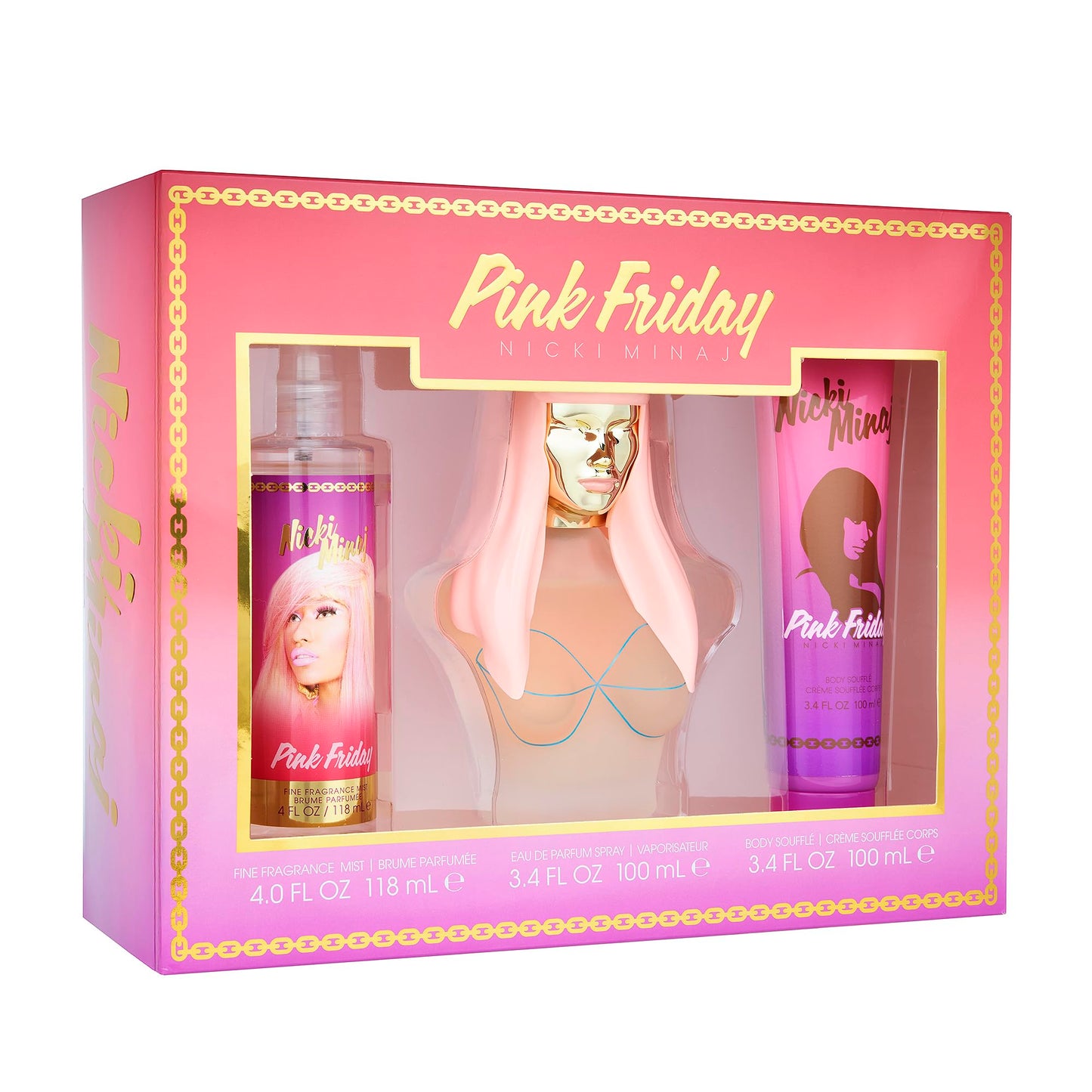 Nicki Minaj Pink Friday 3Pc Women Set (Window Box) Beauty & Personal Care Nicki Minaj