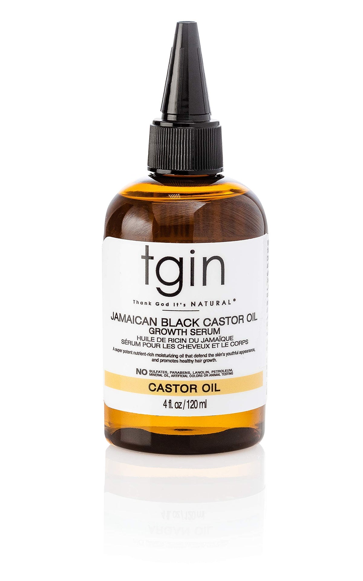 tgin Jamaican Black Castor Oil, Hair & Body Serum - 4oz