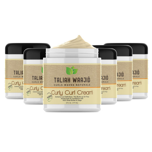 Taliah Waajid Curls Waves Natural - Curly Curl Cream | Extreme Curl Definition Hair Styling Gel | No Build-up or Frizz | 100% Paraben Free | Shea Beauty & Personal Care Taliah Waajid black earth products