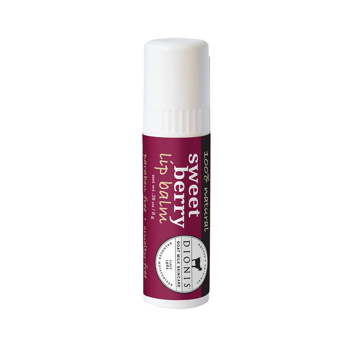 Dionis - Goat Milk Skincare Sweet Berry Scented Lip Balm (0.28 oz) - Made in the USA - Cruelty-free and Paraben-free Beauty & Personal Care Dionis