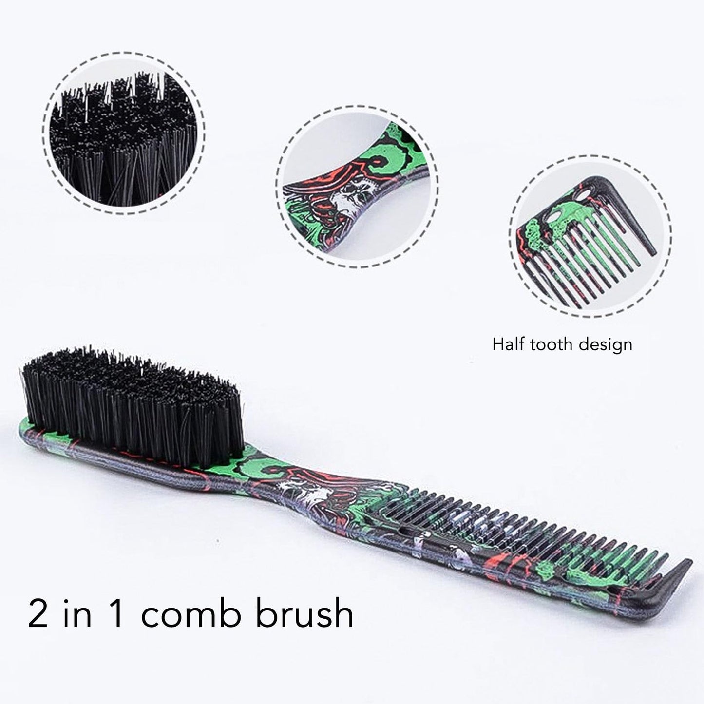 Professional 3pcs Men Beard Brush Set with Comb, Versatile Styling, Reinforced Design, Comfortable Grip, Gentle and Efficient Beard Grooming Suitable Beauty and Personal Care Luqeeg