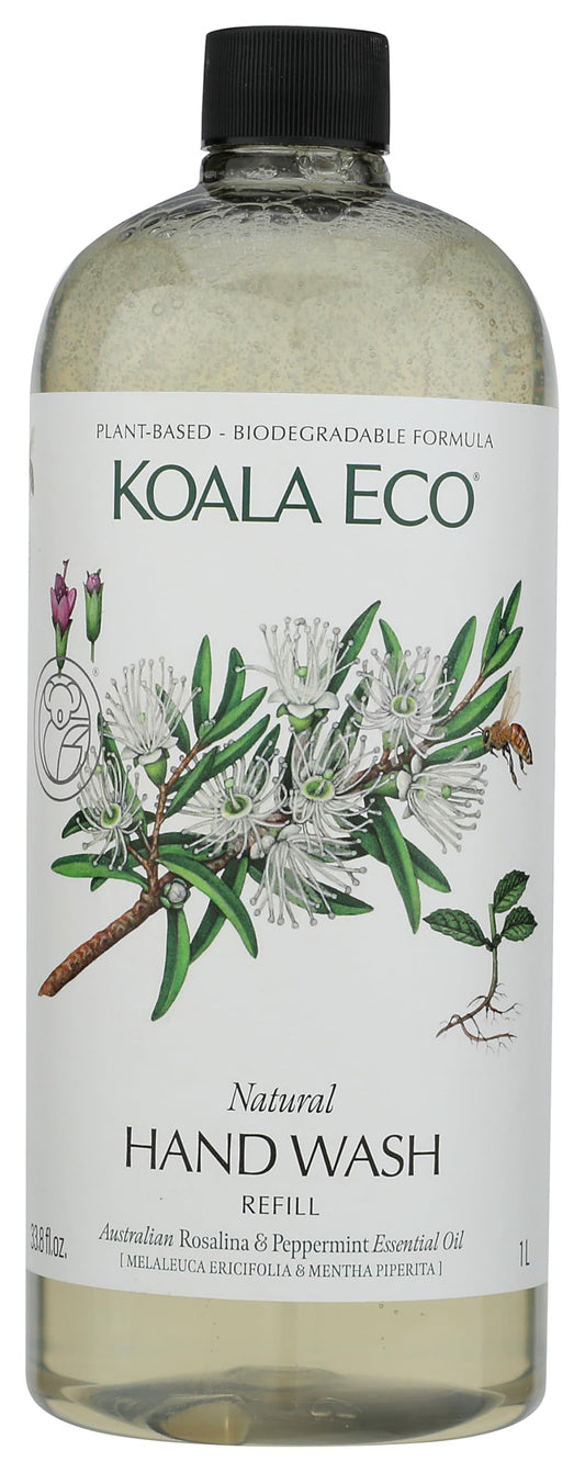 Koala Eco Hand Wash - with Australian Rosalina & Peppermint Essential Oil Refill - 34oz Beauty & Personal Care Koala Eco