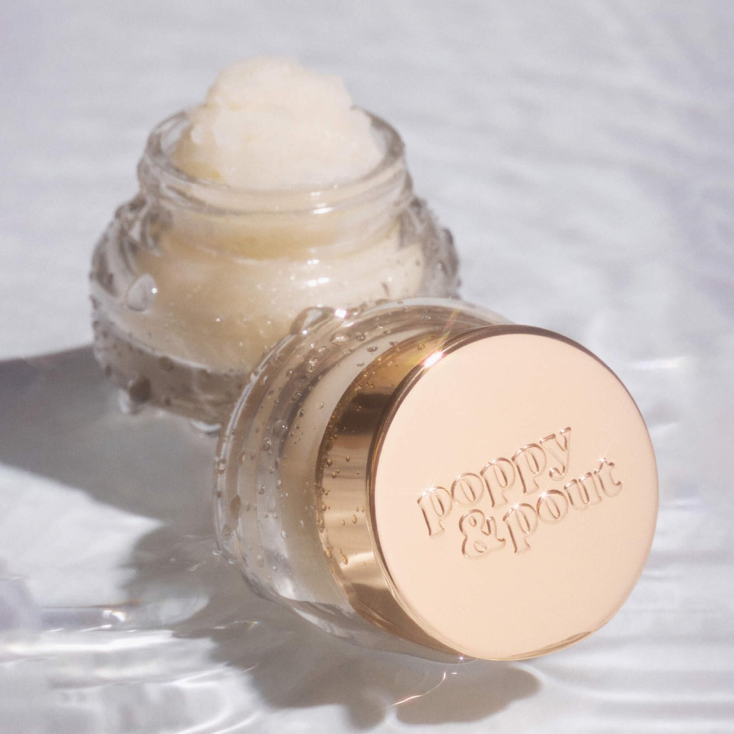 Poppy & Pout Island Coconut Overnight Lip Mask - Natural Lip Care with Shea Butter & Beeswax - Cruelty Free, Recyclable Glass Jar (0.65 oz) Beauty & Personal Care Poppy & Pout