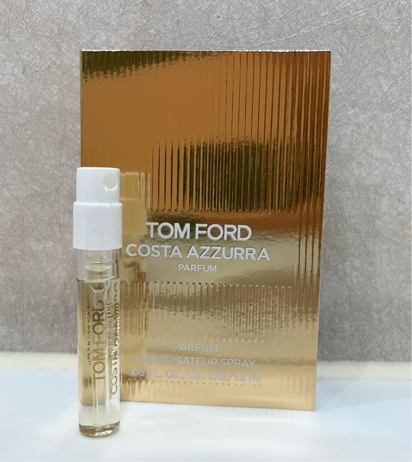 Tom Ford Costa Azzurra Parfum Spray Deluxe Mini 0.05oz / 1.5ml Sample Vial Beauty & Personal Care Tom Ford