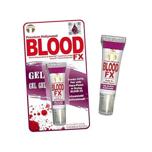 Tinsley Transfers FX Drying Gel Fake Blood, Red Beauty & Personal Care Tinsley Transfers