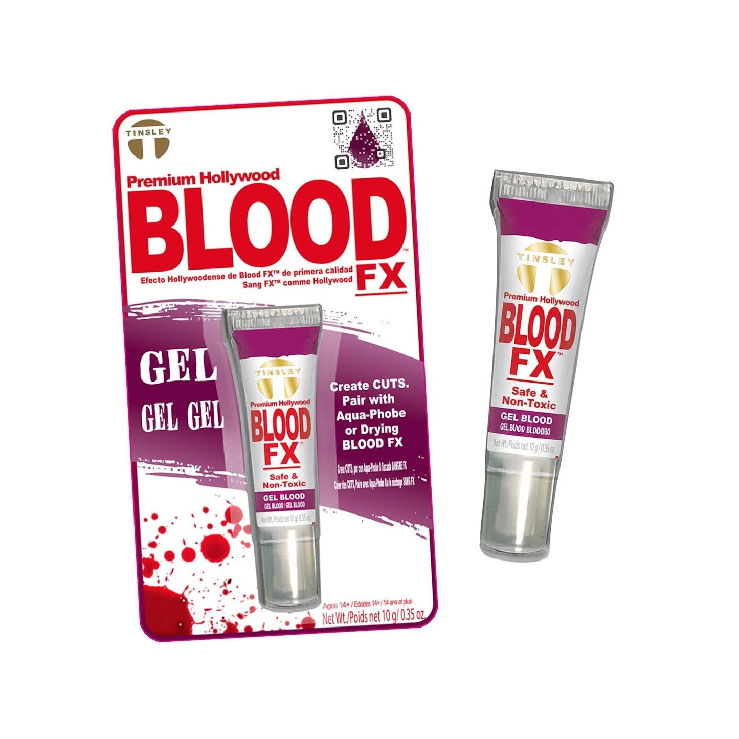 Tinsley Transfers FX Drying Gel Fake Blood, Red Beauty & Personal Care Tinsley Transfers