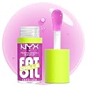 NYX PROFESSIONAL MAKEUP Fat Oil Chillz, Moisturizing, Shiny and Vegan Tinted Lip Gloss - Strawberry Slush (Sheer Pinkish Purple) Beauty & Personal Care NYX PROFESSIONAL MAKEUP