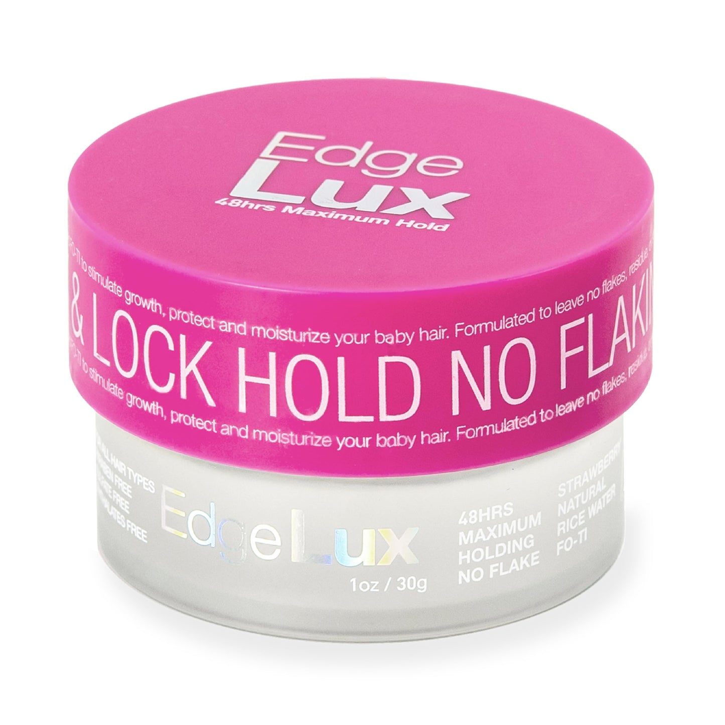 Lux Collection Edge Control Gel for 4C Hair - 48 Hour Maximum Hold Edge Control, Edge Lux with Castor Oil, Keratin & Biotin, Non-Flaking Styling Gel Beauty & Personal Care Lux Collection