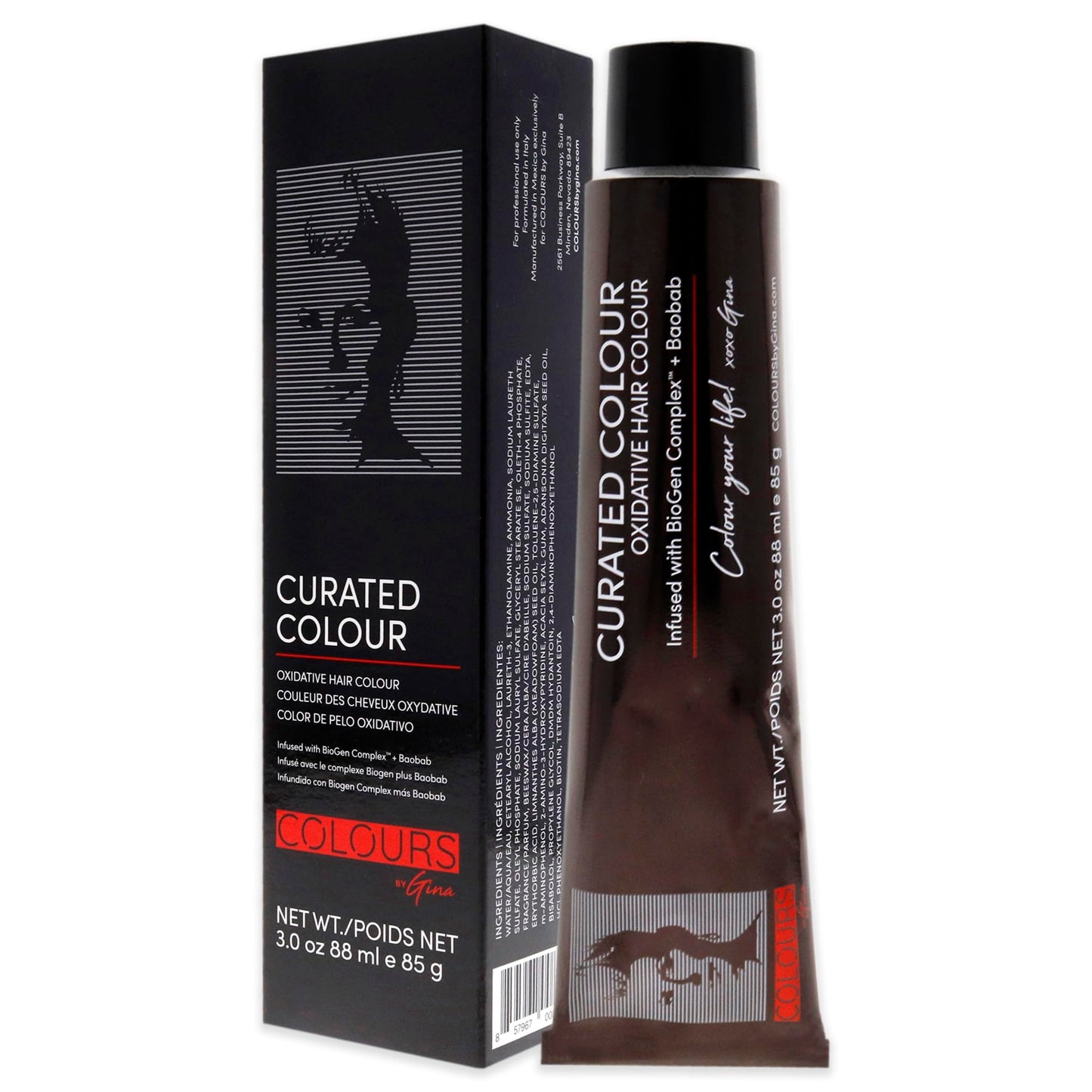 Colours By Gina Curated Colour - 0.2 Cool Violet Toner by Colours By Gina for Unisex - 3 oz Hair Color Beauty & Personal Care Colours By Gina