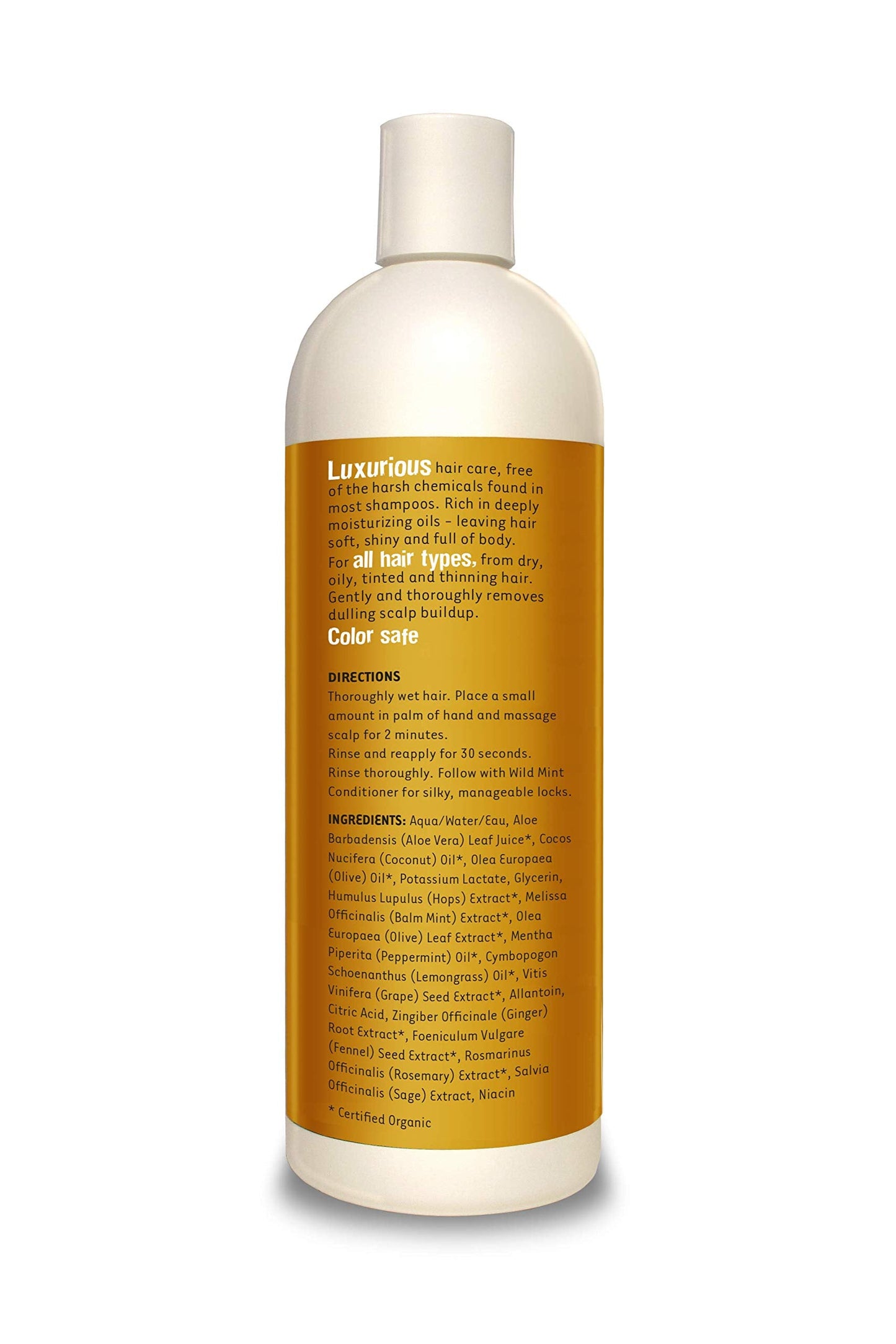 Organic Excellence Wild Mint Shampoo and Conditioner Set Revitalizing Hair Therapy Beauty & Personal Care Organic Excellence