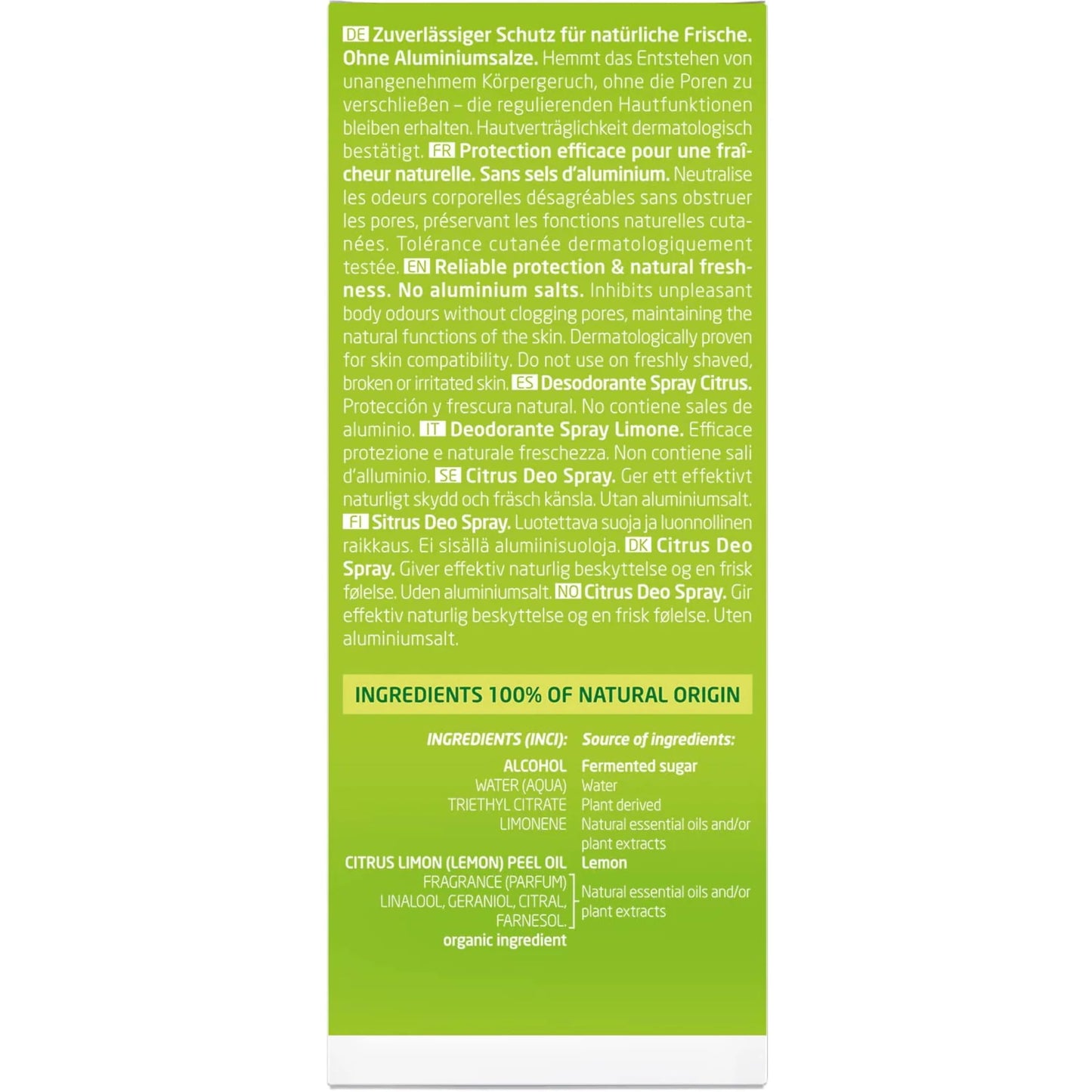 Weleda Deodorant Spray, Citrus 3.4 Oz (Quantity Of 3) Beauty and Personal Care Weleda