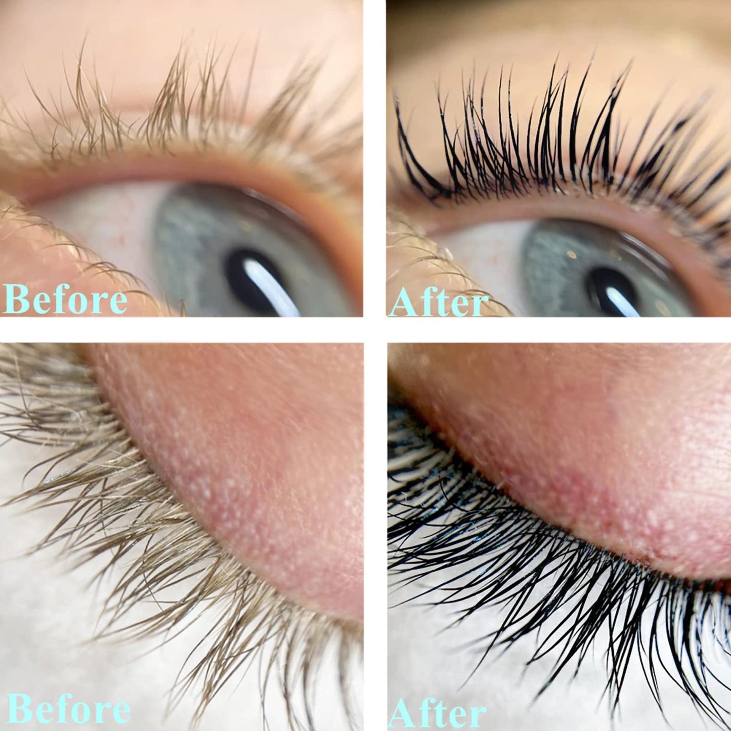 Black Lash T-i-n-t Kit, Keratin Black Eyelash D-y-e and Eyebrow T-i n t, 6 Week Voluminous Brow T-int, T-inting Look For Lash Perm/Lift/Lamination Beauty & Personal Care Libeauty