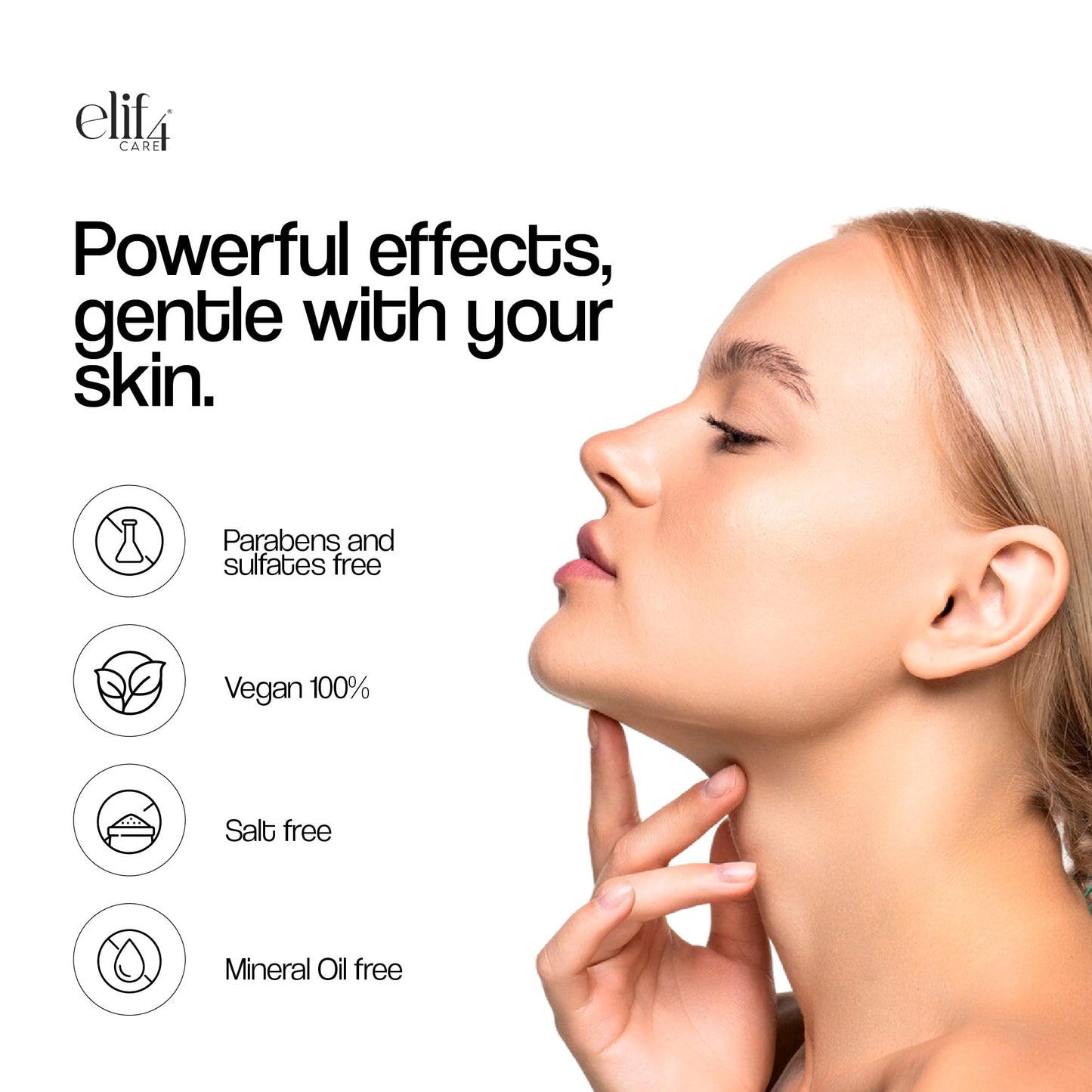 Elif4 care Repairing Hyaluronic Acid Serum - Deep Hydration & Anti-Aging Face Serum - Multi-Molecular HA, sensitive skin, rosacea skin, Boosts Beauty & Personal Care ELIF4 CARE