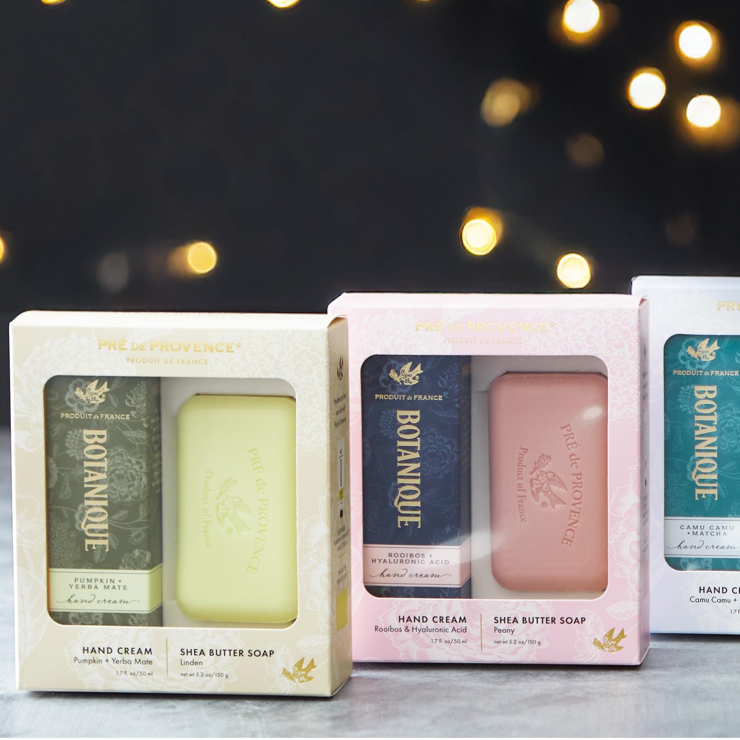 Pre de Provence Botanique 50ml Hand Cream/150g Heritage Soap Bar Gift Set, Pumpkin & Yerba Mate + Linden Beauty and Personal Care Pre de Provence