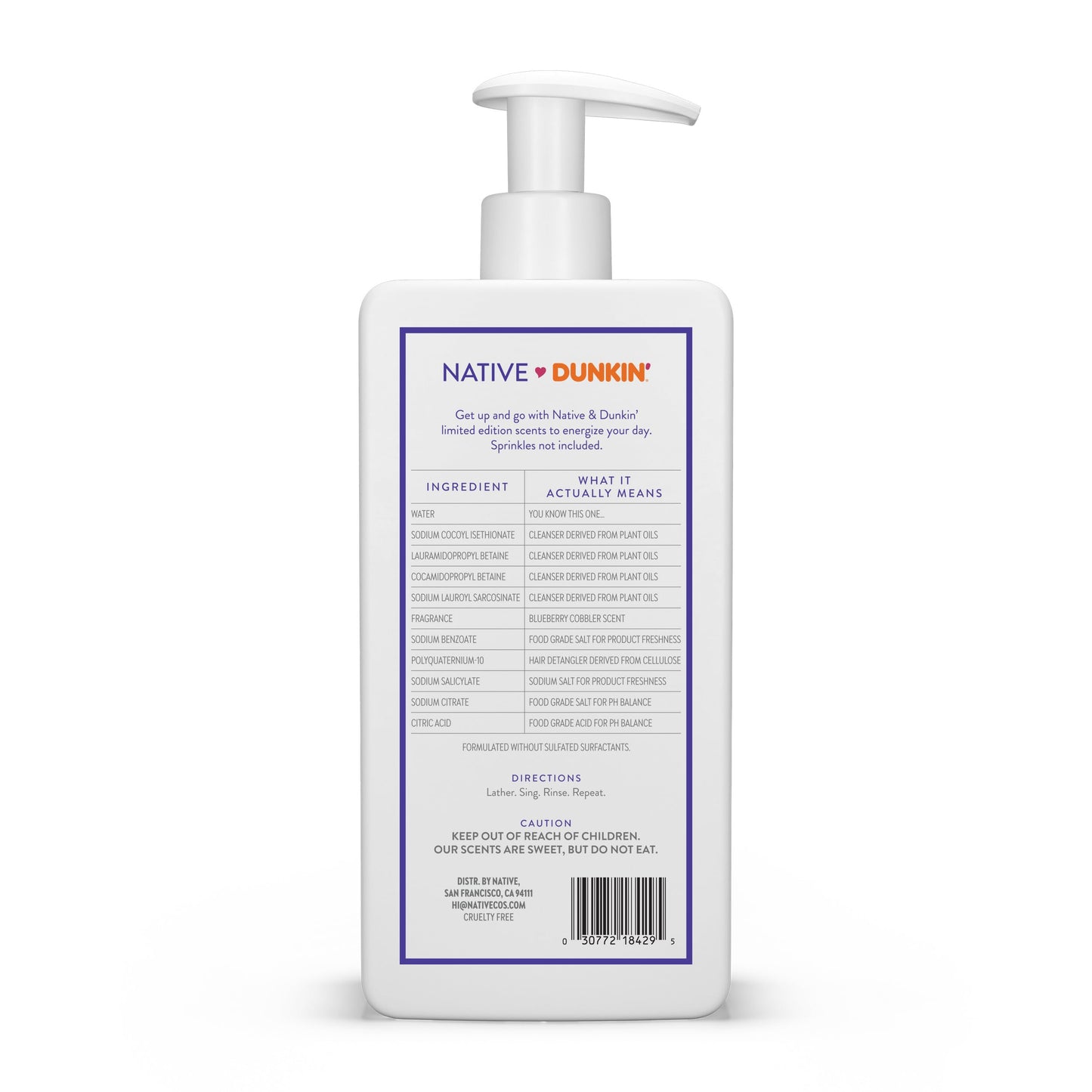 Native | Limited Edition | Blueberry Cobbler |2-in-1 Shampoo and Conditioner| 16.5 oz Beauty & Personal Care Native