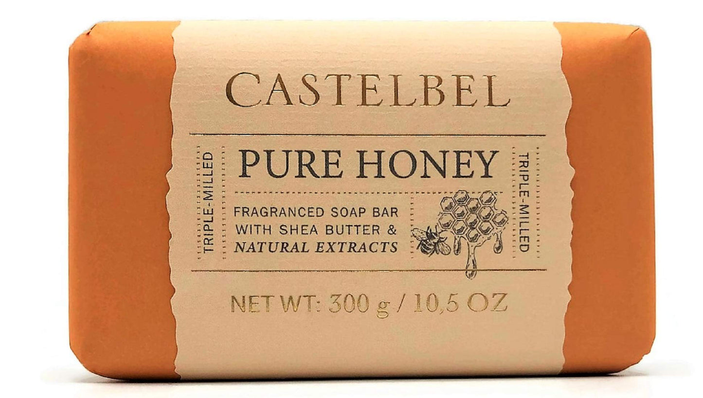 Castelbel Triple Milled Pure Honey Luxury Soap 10.5 Ounces Beauty & Personal Care Castelbel Porto