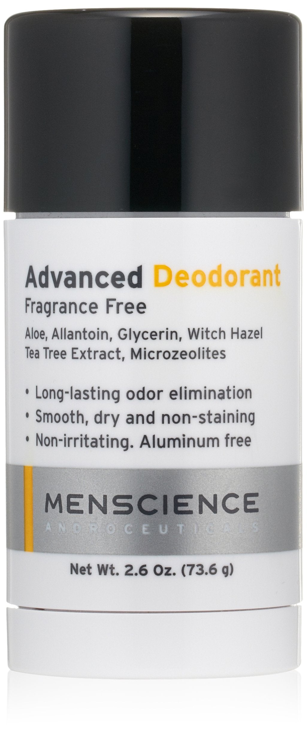 MenScience Androceuticals Advanced Deodorant, 2.6 oz (Pack of 1) Beauty & Personal Care MenScience