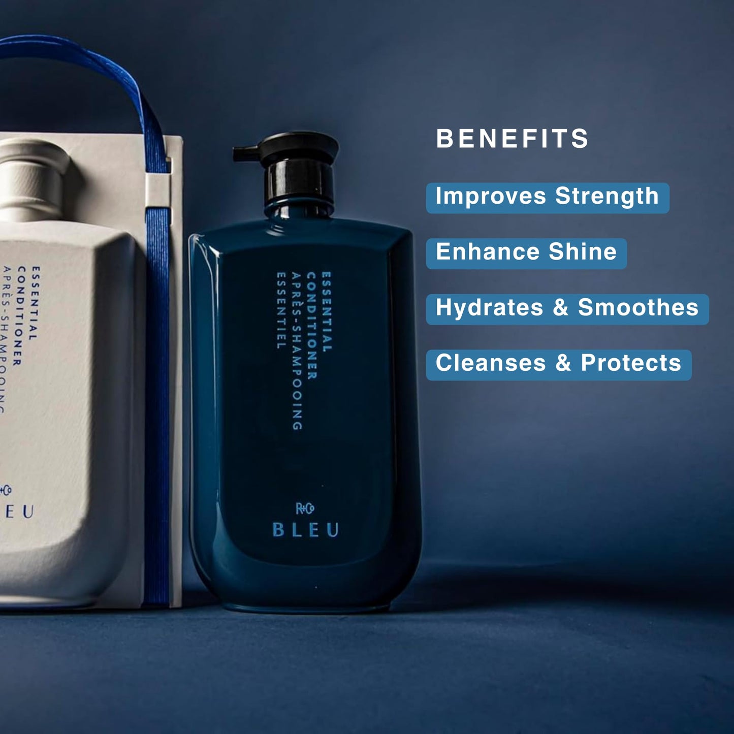 R+Co BLEU Essential Shampoo and Conditioner Liter Set - Daily Cleansing & Lightweight Hydration for All Hair Types - Smooths, Repairs, Detangles Beauty & Personal Care R+Co