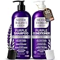 ROOTTINA Sulfate Free Brass Toning Purple Shampoo and Conditioner Set for Grey and Silver Hair, Moisturizing & Color-Safe, Enhances Shine Beauty & Personal Care Roottina