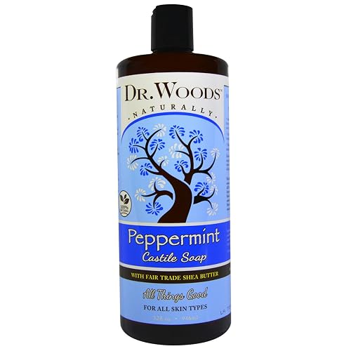Dr. Woods ? Liquid Castile Soap with Fair Trade Shea Butter Peppermint Beauty & Personal Care Dr. Woods