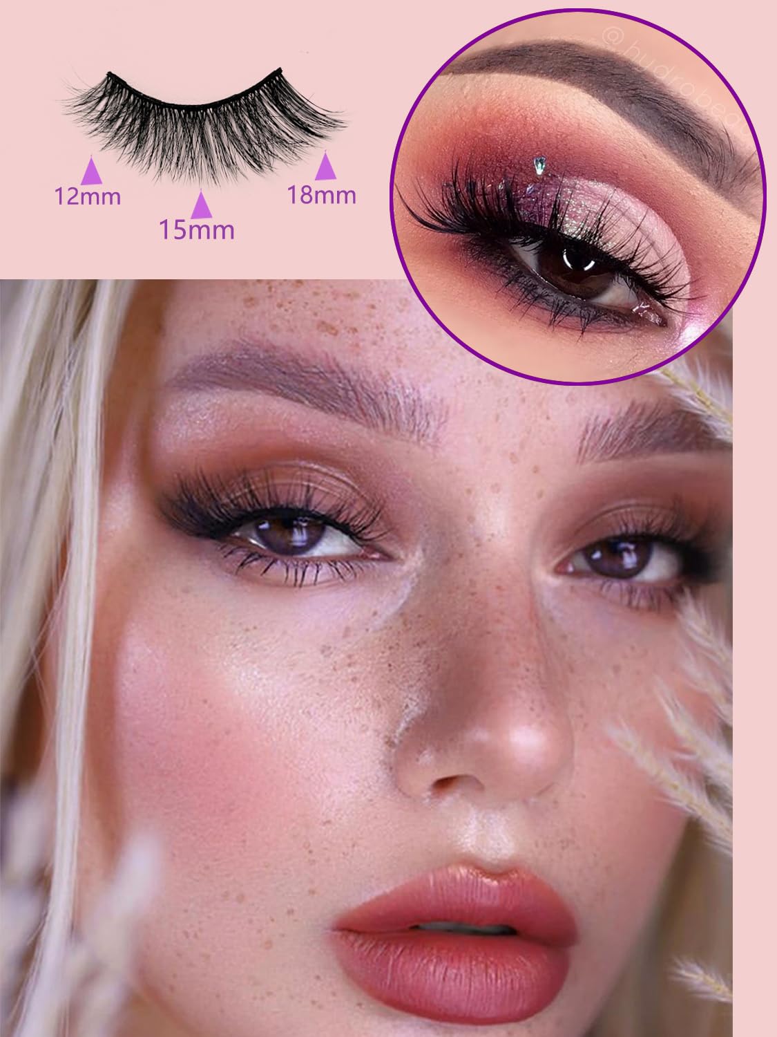 Sikkis Magnetic Eyelashes with Eyeliner - Magnetic Eyelashes Mink Look Kit, Mixed 3D Mink Reusable False Lashes with Applicator, No Glue Needed -5 Beauty & Personal Care Sikkis