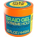 LOCK'N SLEEK Braid Gel (15 oz), Extreme Hold, Flake-Free, High Shine Edge Control - Argan, Camellia, Avocado Oil - For Locks, Braids, Twists, Cornrows Beauty & Personal Care LOCK'N SLEEK
