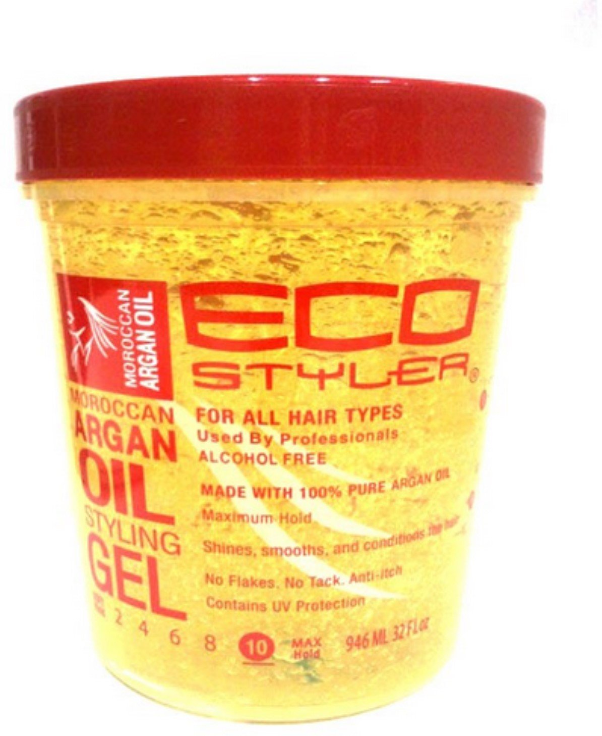 ECOCO EcoStyler Styling Gel, Moroccan Argan Oil, 32 oz (Pack of 5) Beauty & Personal Care ECOCO