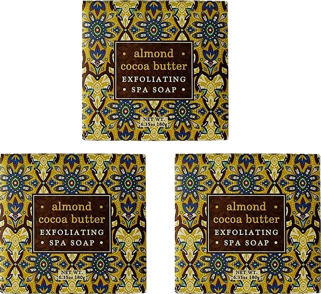 Almond & Cocoa Butter Exfoliating Spa Soap by Greenwich Bay Trading Co. Beauty & Personal Care Greenwich Bay