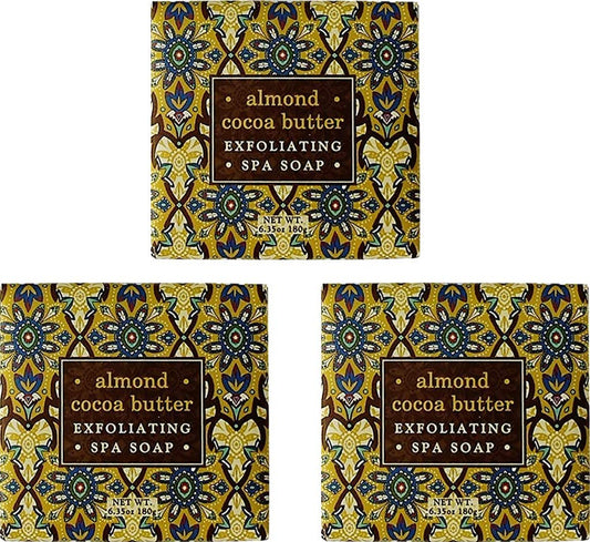 Almond & Cocoa Butter Exfoliating Spa Soap by Greenwich Bay Trading Co. Beauty & Personal Care Greenwich Bay