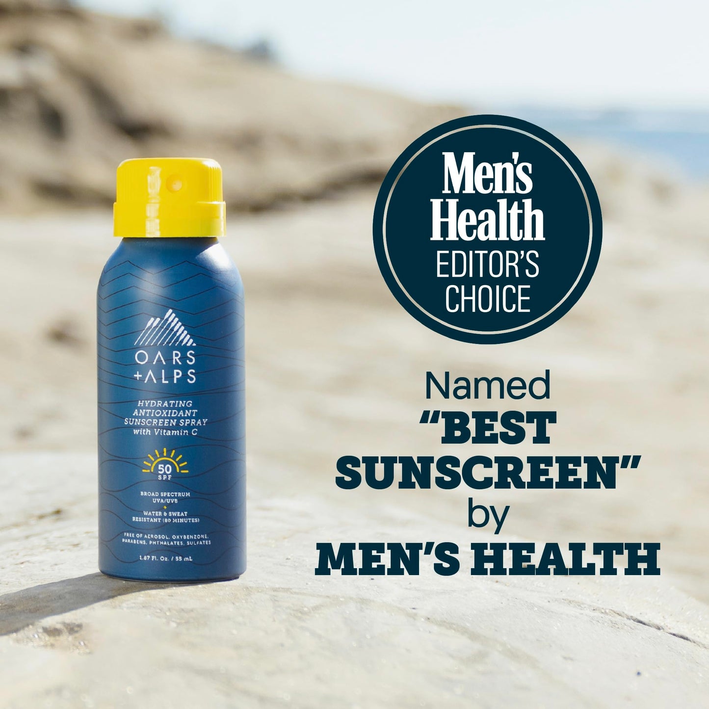 Oars + Alps Sunscreen Spray for Face & Body Spray Sunscreen Infused with Vitamin C & Antioxidants, No White Residue, Water & Sweat Resistant, All Skin Beauty & Personal Care Oars + Alps