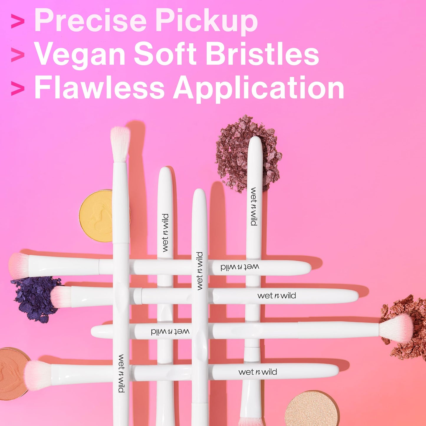 wet n wild Crease Brush,Expert Precision Eyeshadow Application, Firm Flat Bristles, Ergonomic Handle for Comfortable Precision Control, Cruelty-Free Beauty & Personal Care wet n wild