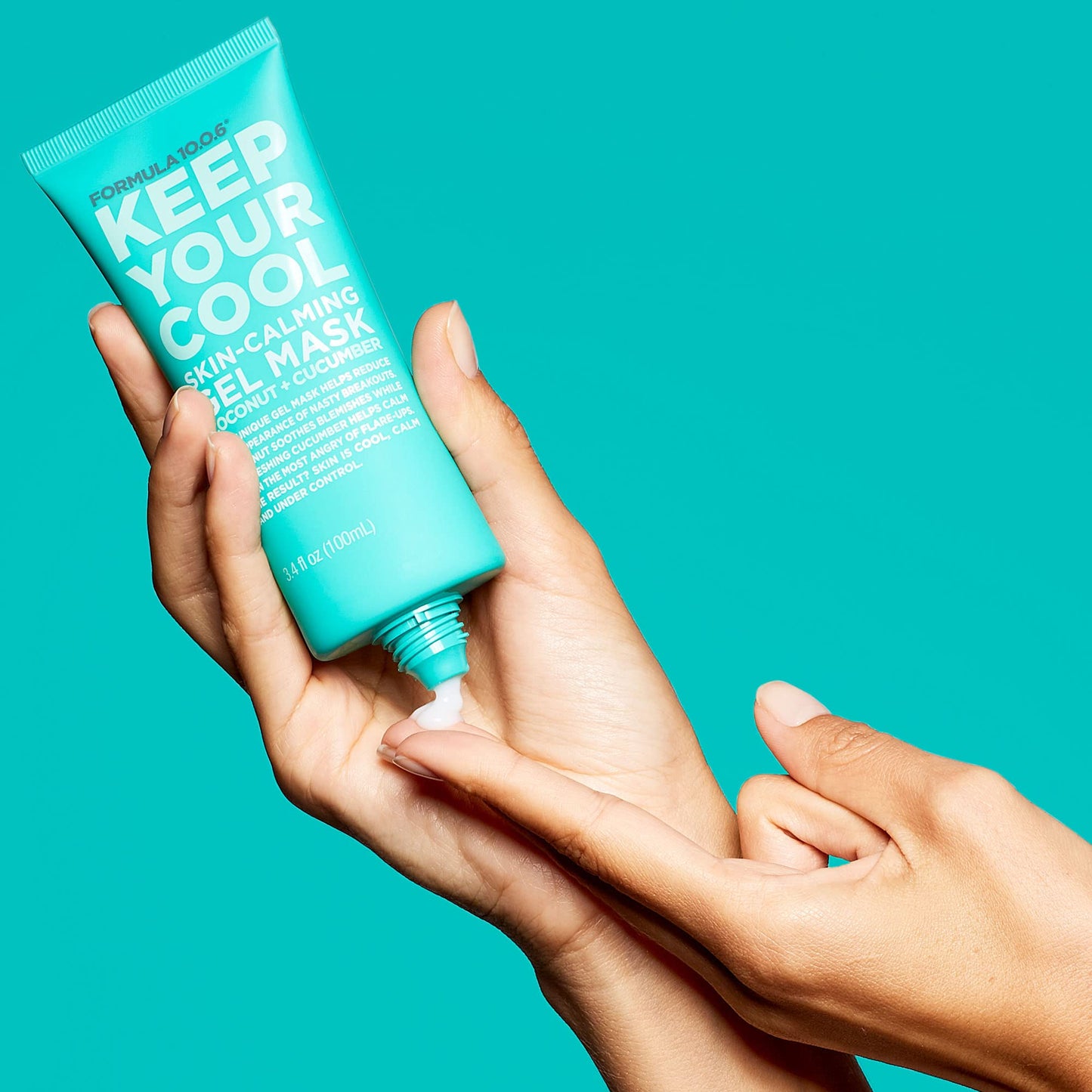 FORMULA 10.0.6 - Keep Your Cool Skin-Calming Gel Mask that Soothes Blemishes and Calms the Skin 3.4 fl oz (100ml) Beauty & Personal Care FORMULA 10.0.6