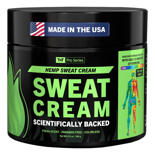 TNT Pro Ignite Hot Sweat Cream, Workout Cream, Thermogenic Cream for Men & Women, Heat Skin Lotion (6.5 Ounce, Sweat Cream Jar) Beauty & Personal Care TNT Pro Series