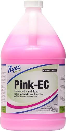 Nyco "Pink-EC" Lotionized Liquid Hand Soap - 128 oz - Silky, Creamy, Pearlized Hand and Body Soap - Rich, Luxurious Lather - Use in Professional Hand Beauty & Personal Care Nyco