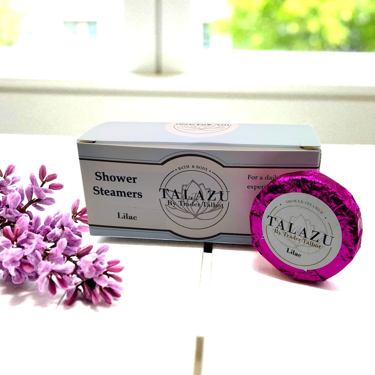 Lilac Scented Premium Aromatherapy Shower Steamers (Shower Bomb) (8 Pack) Beauty and Personal Care TALAZU