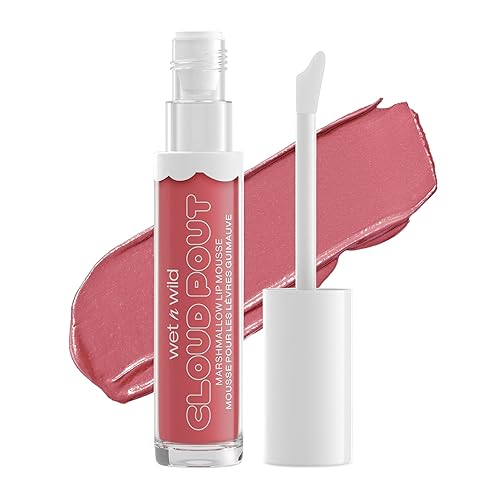 wet n wild Lip Cream Cloud Pout Marshmallow Matte Liquid Lipstick, Lip Mousse, Red Madness, Marshmallow Flavored Beauty & Personal Care wet n wild