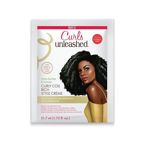Curls Unleashed Shea Butter and Honey Curly Coil Rich Style Creme, 1.75 Ounce Travel Packet (Pack of 2) Beauty & Personal Care Curls Unleashed