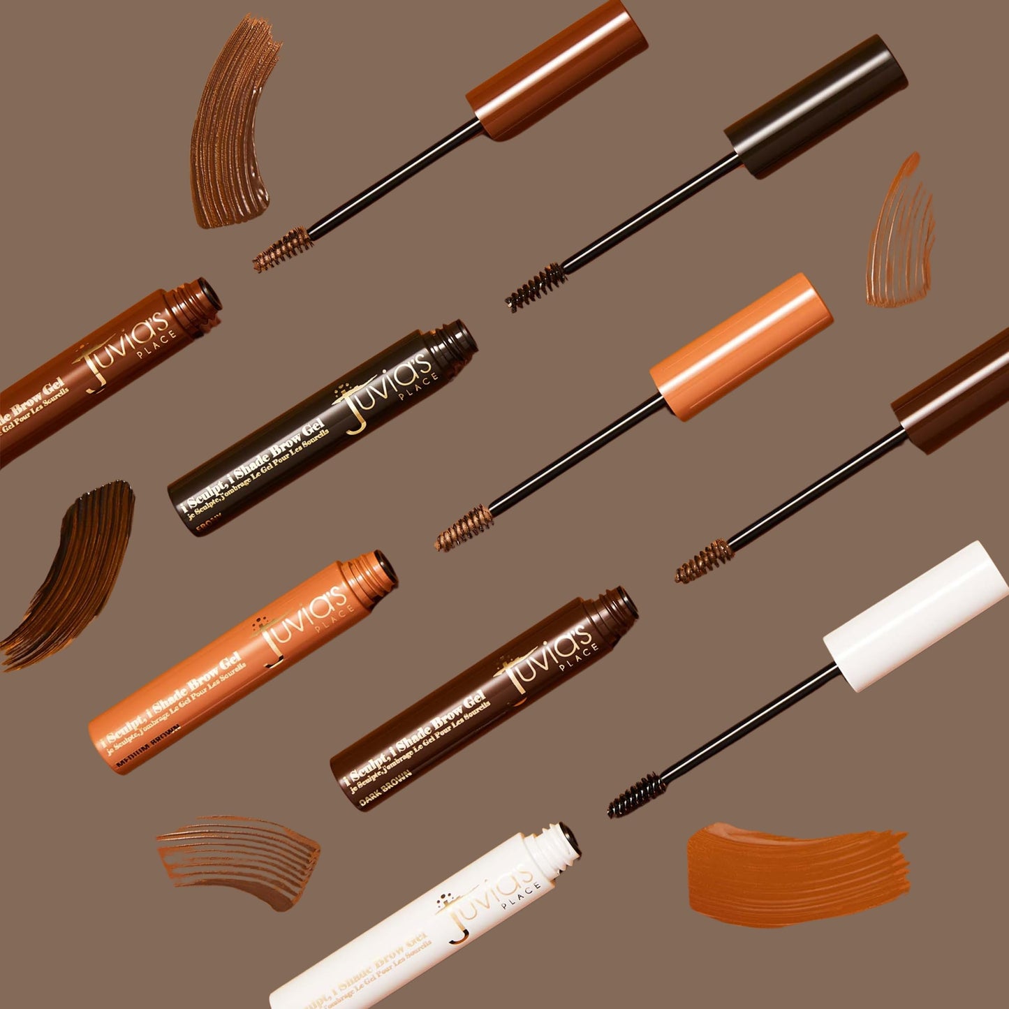 Juvia's Place iSculpt, iShade Eyebrow Gel - Dark Brown, Waterproof Gel for Eyebrows, Brows Enhancer Makeup, Brows Filler makeup, Tinted Brow… Beauty & Personal Care Juvia's Place